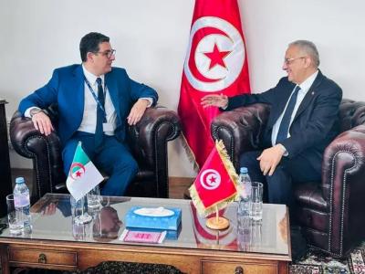 آيت مسعودان يلتقي بنظيره التونسي في جنيف 