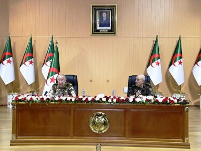 الفريق أول شنقريحة في زيارة عمل وتفقد إلى الناحية العسكرية الخامسة 