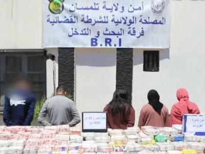 ضبط أزيد من 4 قناطير من الكيف المعالج بتلمسان مصدرها المغرب