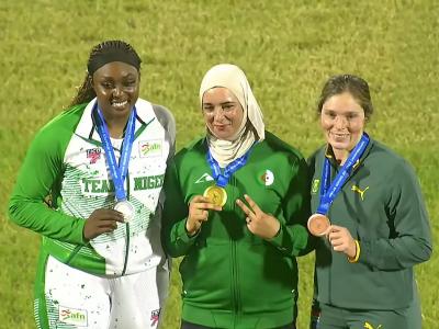 Zahra Tatar offre à l'Algérie sa première médaille d'or à Accra