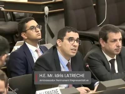 Idris Latreche, représentant permanent de l'Algérie auprès de l'Office des Nations unies à Genève 