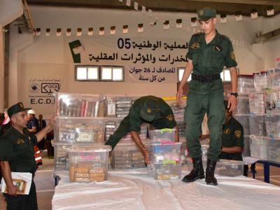5e opération nationale de destruction de stupéfiants et de substances psychotropes 