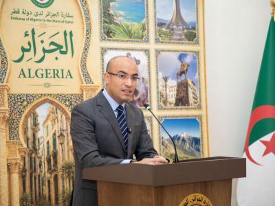 Chaib tient à Doha une rencontre avec les membres de la communauté nationale établie au Qatar