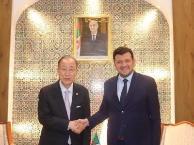 Le ministre de l'Agriculture reçoit M. Ban Ki-moon   