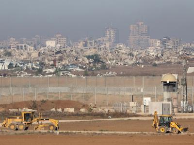 L'entité sioniste construit une barrière de plusieurs kilomètres de long pour diviser la bande de Ghaza