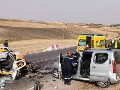 حصيلة حوادث مرور