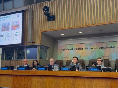 Magramane présente à New York le deuxième rapport national volontaire de l'Algérie