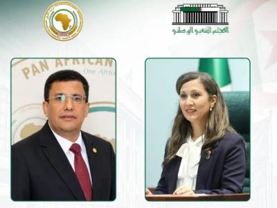 رئيس البرلمان الإفريقي يهنئ السيدة خليدة بوفدش بمناسبة انتخابها رئيسة  للمجلس الشعبي الوطني