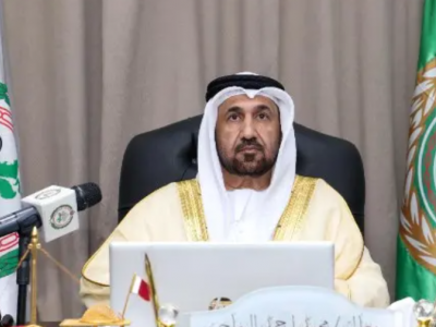 رئيس البرلمان العربي يعزي 