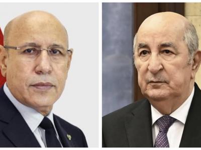 رئيس الجمهورية يتلقى تعازي الرئيس الموريتاني