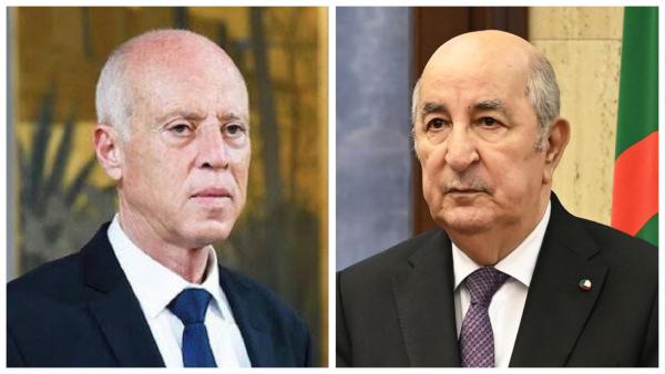 رئيس الجمهورية يتلقى مكالمة من نظيره التونسي