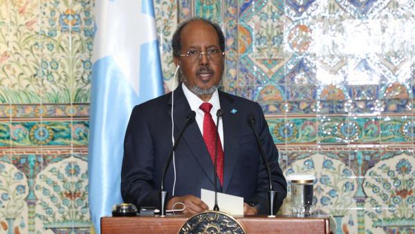 Hassan Sheikh Mohamud, président de la République fédérale de  Somalie
