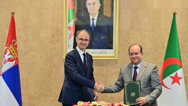 Algérie-Serbie-signature