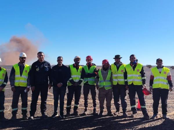 غارا جبيلات: تنفيذ عملية رمي بالمتفجرات لاستخراج خام الحديد