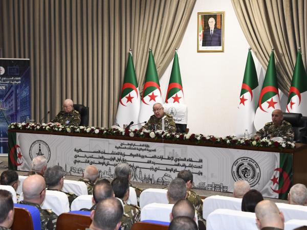 Le Général d'Armée Saïd Chanegriha préside la réunion annuelle des cadres des infrastructures militaires