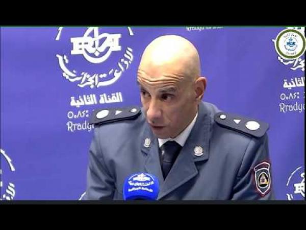 Preview image for the video "Le lieutenant-colonel Nassim Bernaoui, sous-directeur des statistiques et de l'information à la DGPC".